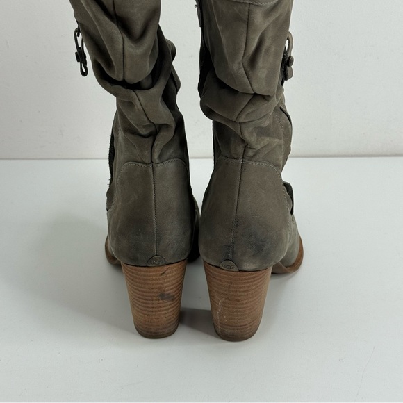 UGG Gray Heeled Boots - Picture 4 of 6